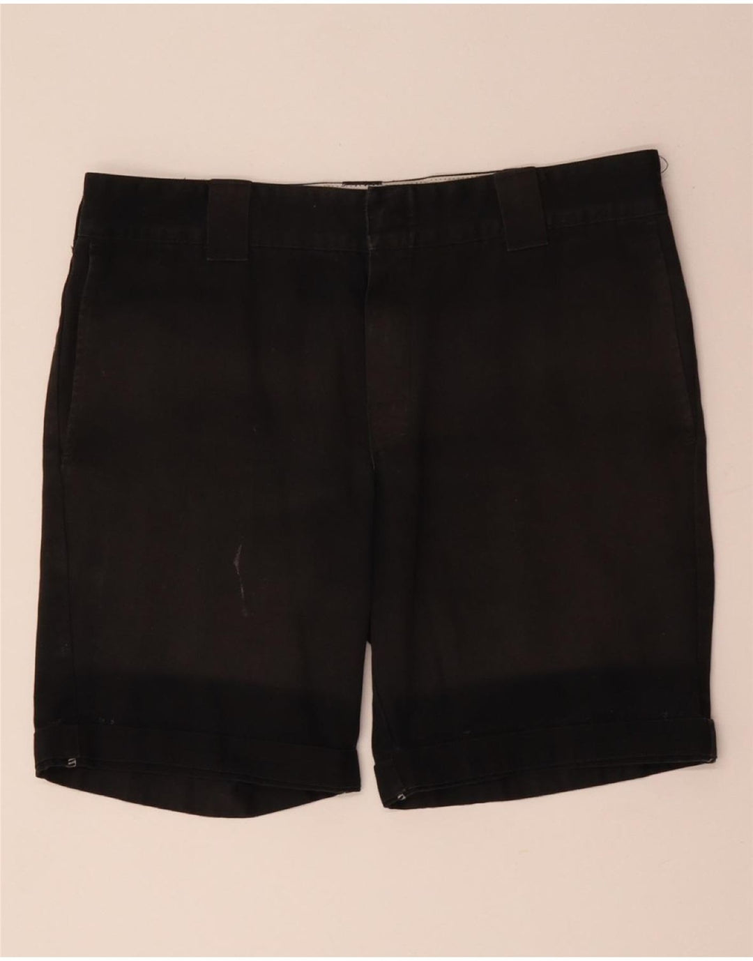 DICKIES Mens Chino Shorts W34 Large  Black Cotton