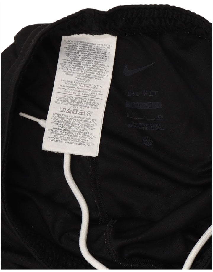Nike Mens Dri Fit Slim Sport Shorts Small Black Polyester
