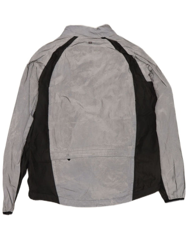 Mountain Warehouse Womens Windbreaker Jacket UK 12 Medium Grey Sports