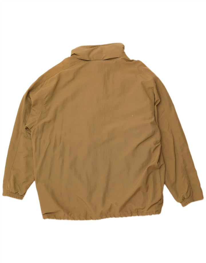 DIADORA Mens Rain Jacket UK 40 Large Khaki Polyamide