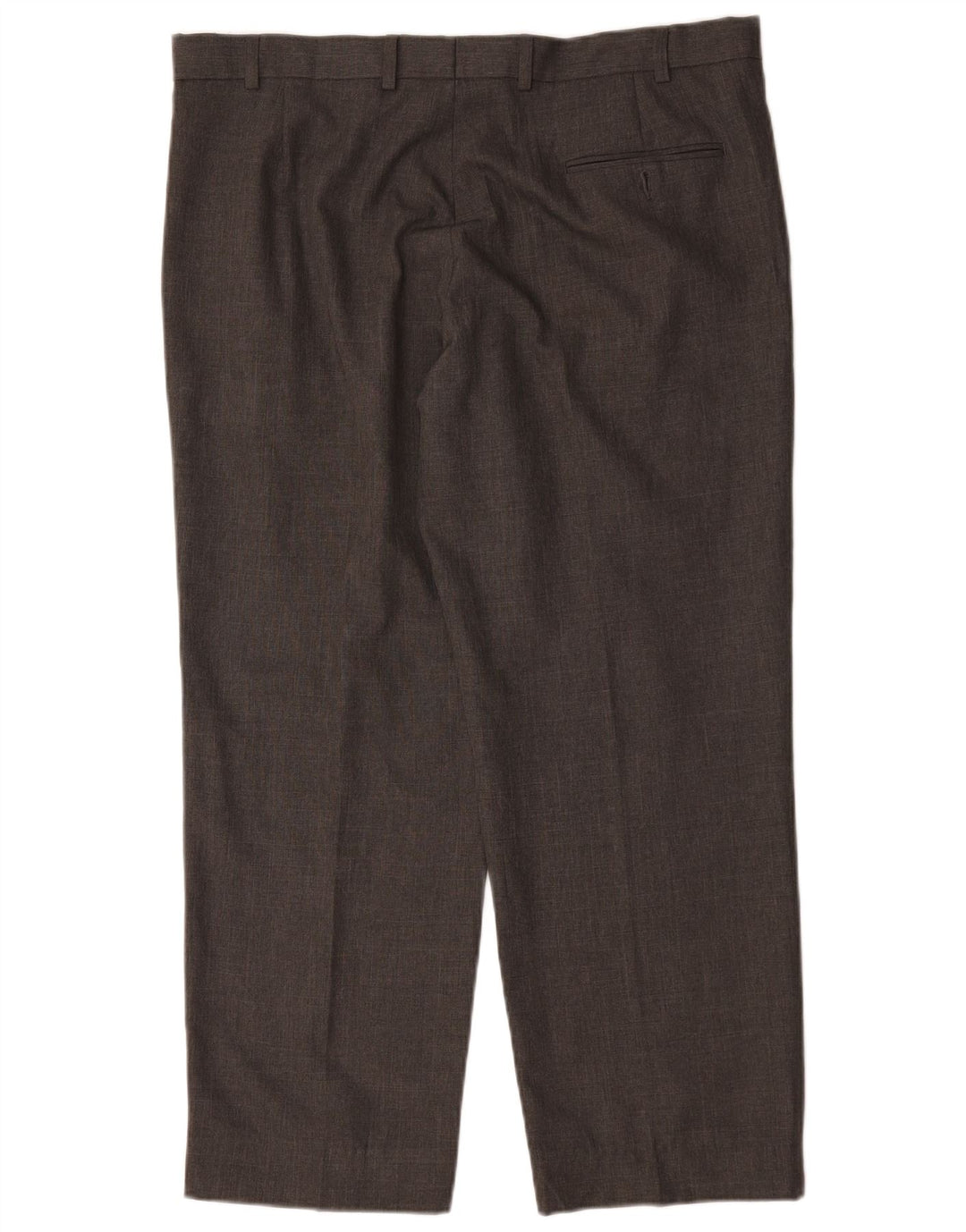 Marks & Spencer Mens Straight Regular Fit Suit Trousers W38 L29 Grey