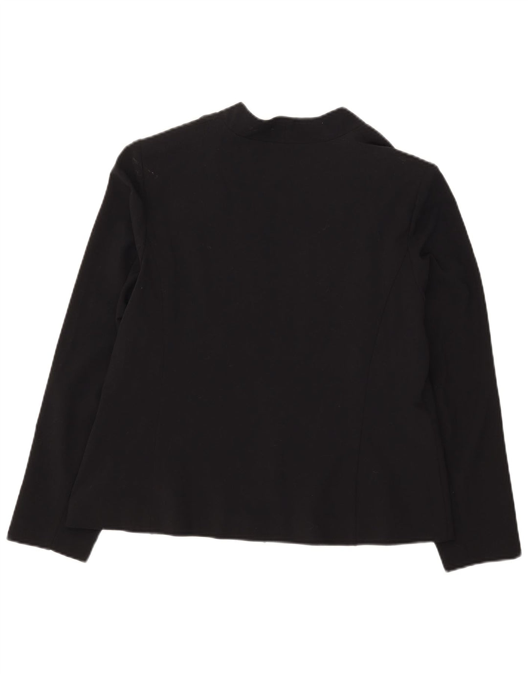 Marks & Spencer Womens Open Blazer Jacket UK 18 XL Black Polyester