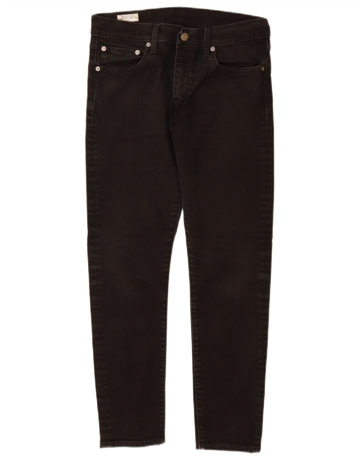 Levi's Mens Slim Jeans W32 L28 Black Cotton