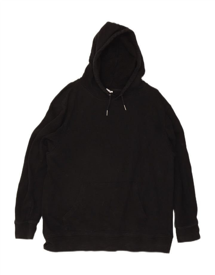 TOPSHOP Mens Hoodie Jumper Medium Black Cotton Vintage Topshop and Second-Hand Topshop from Messina Hembry 