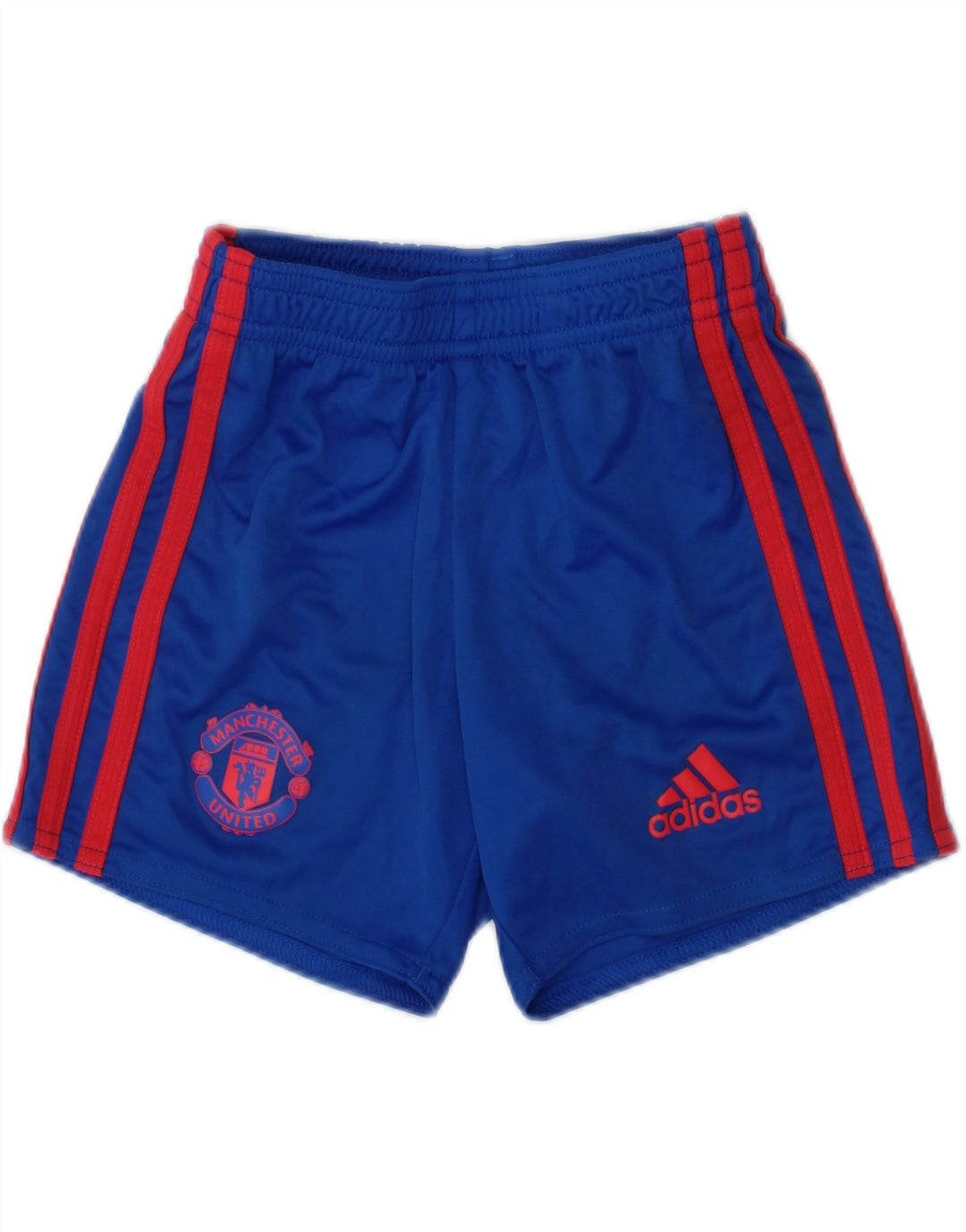 ADIDAS Boys Manchester United Sport Shorts 2-3 Years  Blue Polyester