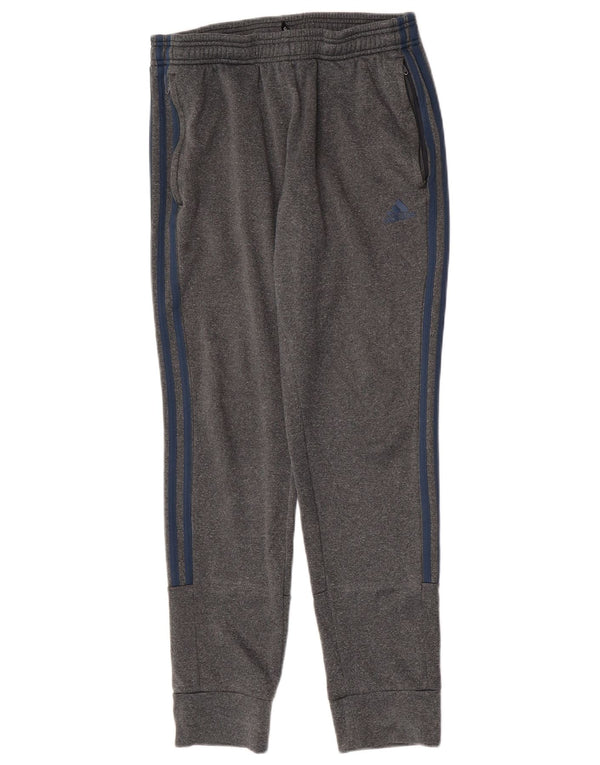 Adidas Mens Climawarm Tracksuit Trousers Joggers Medium Grey Polyester