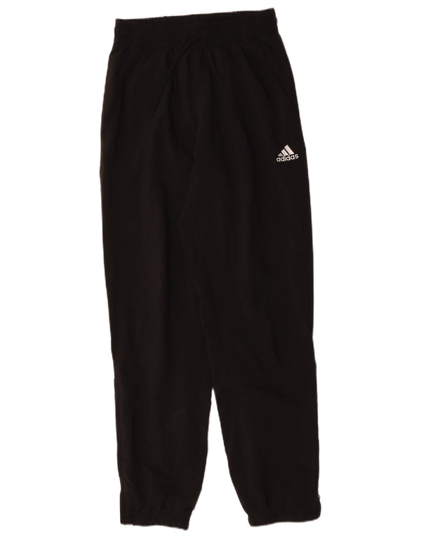 ADIDAS Mens Tracksuit Trousers Joggers Small  Black Polyester