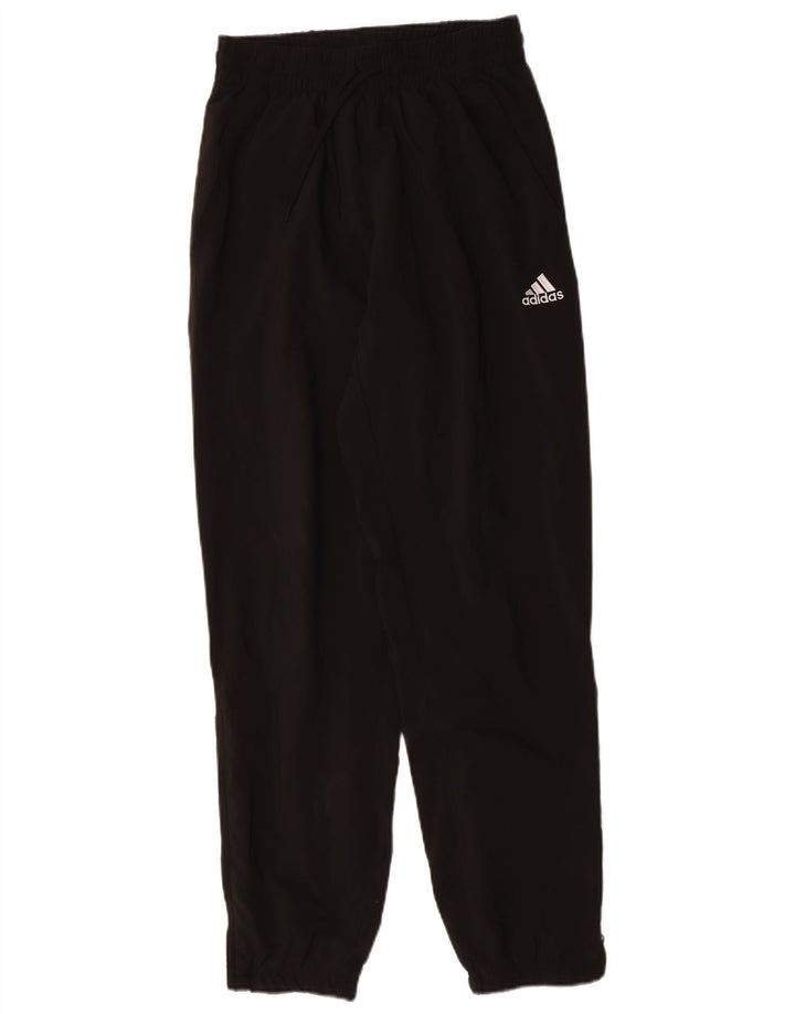 ADIDAS Mens Tracksuit Trousers Joggers Small  Black Polyester