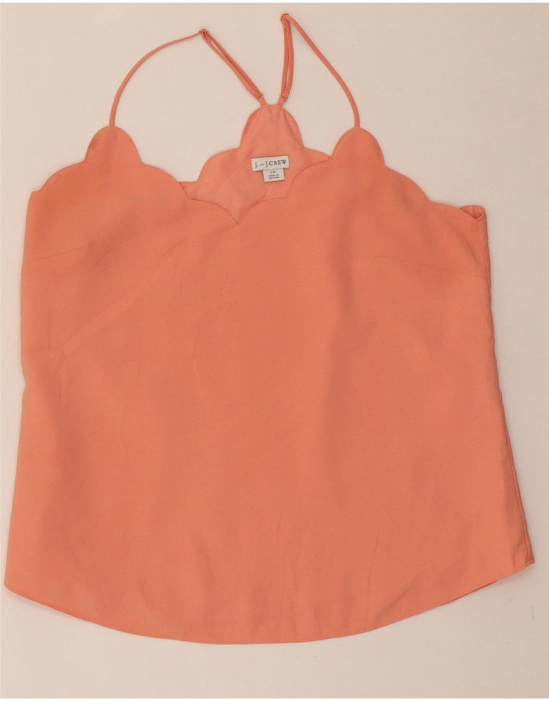 J. CREW Womens Cami Top US 10 Large Red Polyester Vintage J. Crew and Second-Hand J. Crew from Messina Hembry 