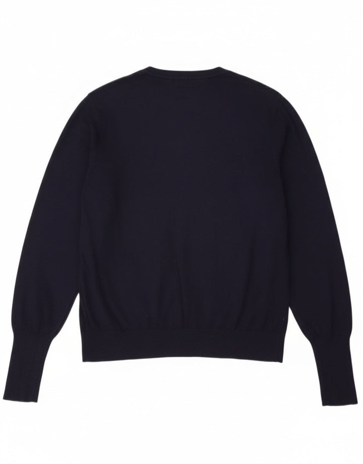 Marks & Spencer Womens Cardigan Sweater UK 20 2XL Navy Blue Viscose