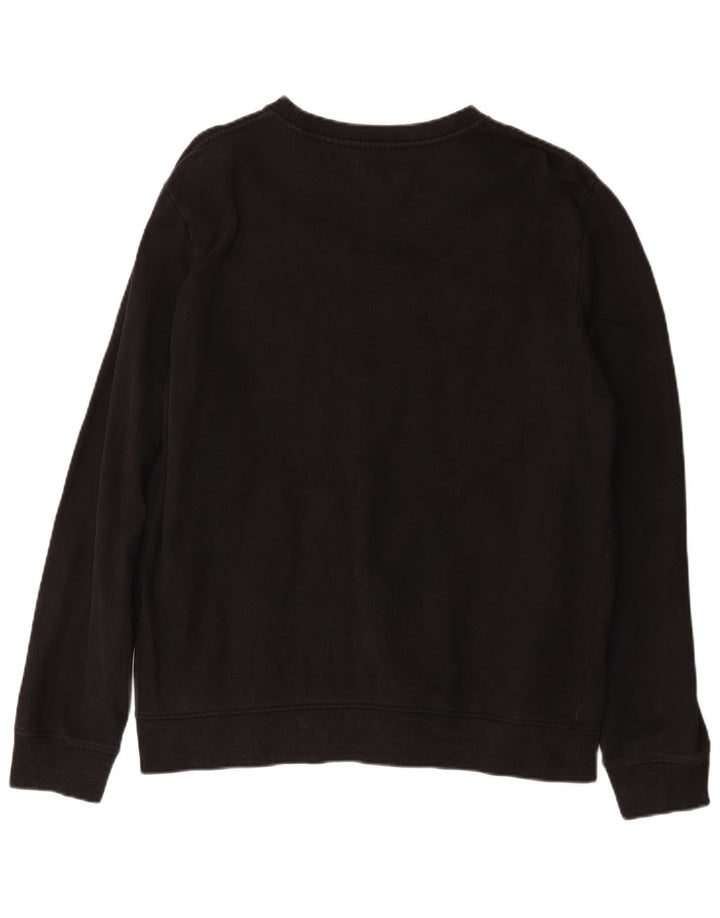 All Saints Mens Sweatshirt Jumper XL Black Cotton