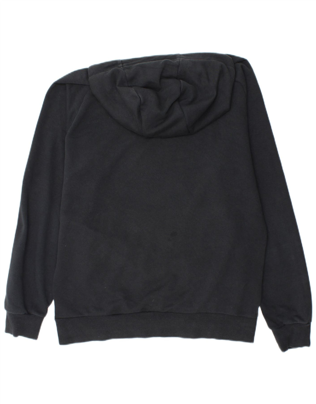 PUMA Mens Graphic Hoodie Jumper Medium Black Cotton