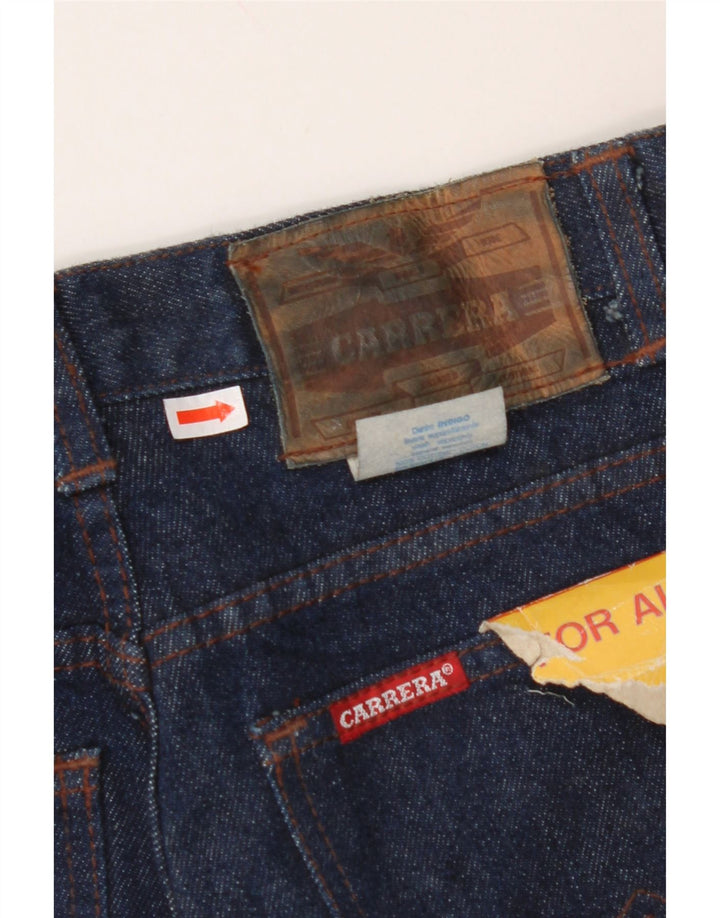 CARRERA Womens Straight Jeans W26 L35 Navy Blue Cotton
