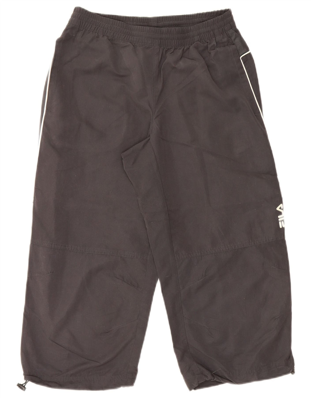 Fila Mens Graphic Capri Tracksuit Trousers Small  Grey Polyester