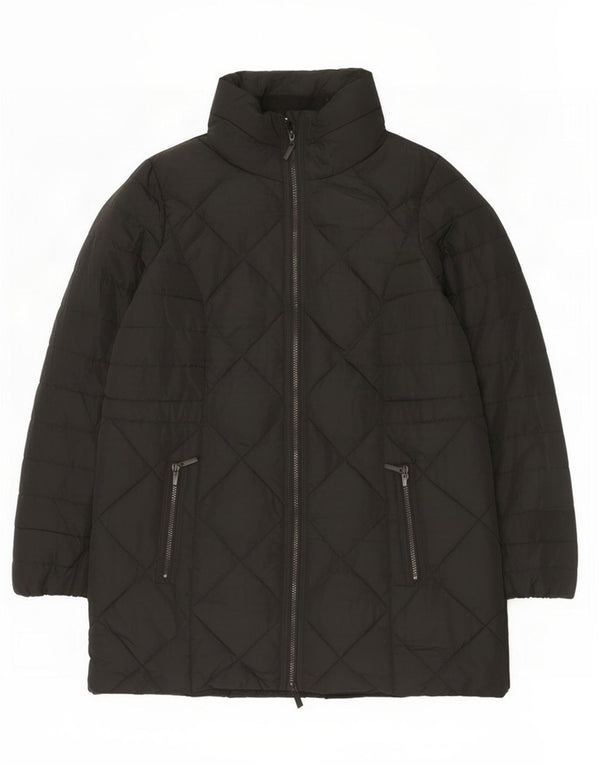 Marks & Spencer Womens Padded Coat UK 18 XL Black Polyester
