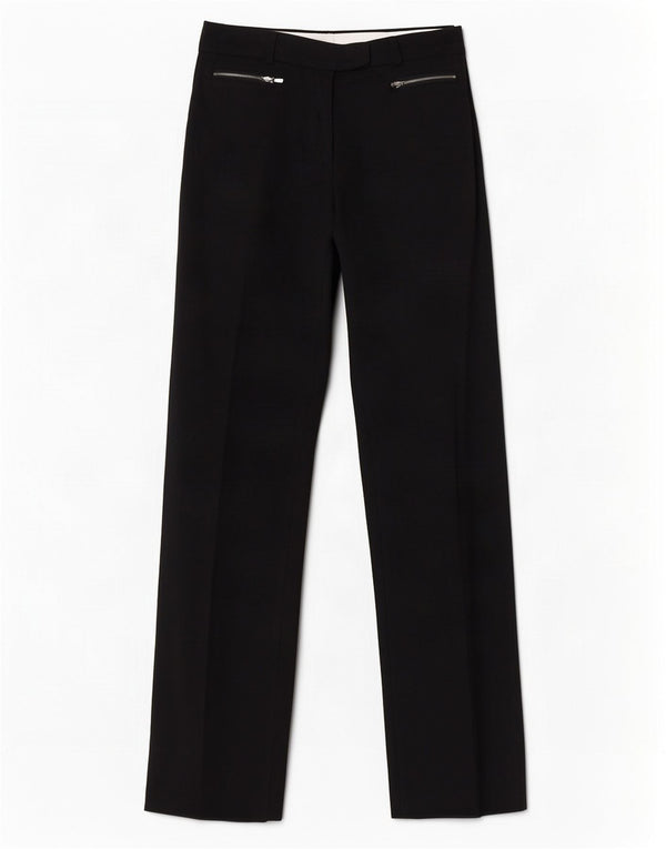 Marks & Spencer Womens Modern Casual Trousers UK 8 Small W27 L30 Navy Blue