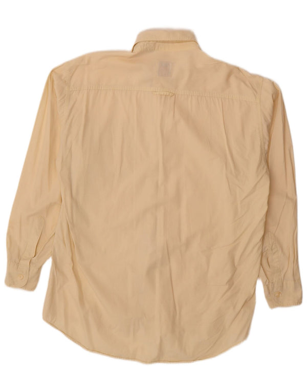 LEVI'S Mens Shirt Small Beige Cotton