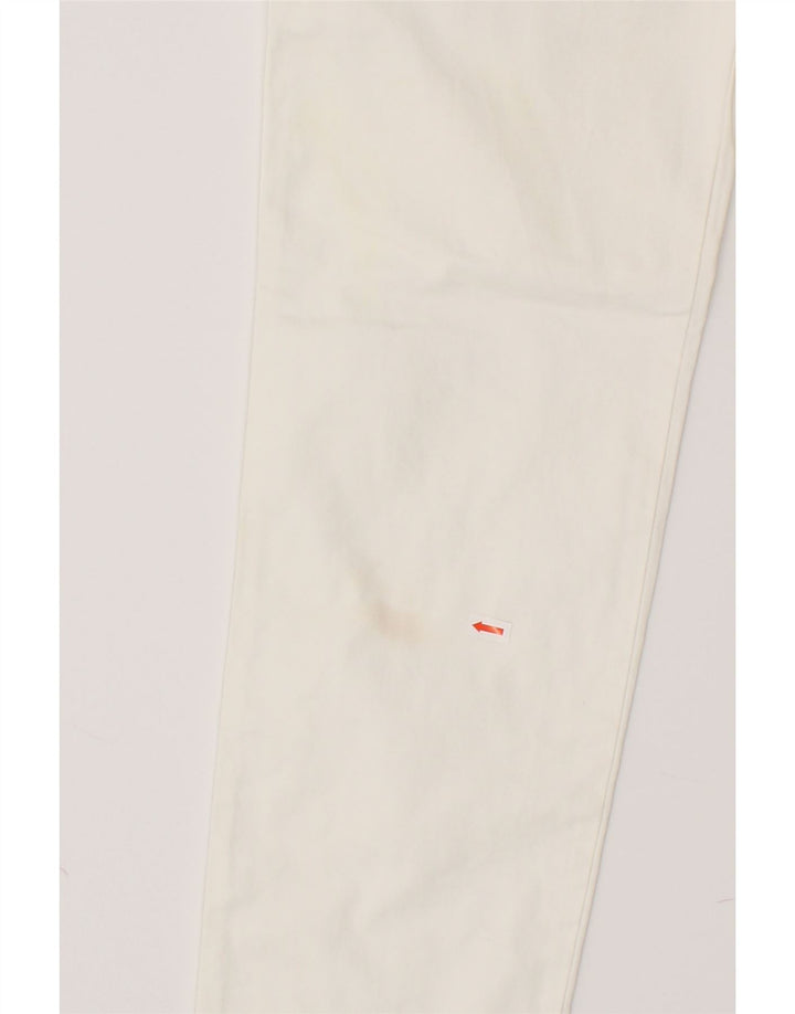 ARMANI Womens Slim Casual Trousers W28 L29 White Vintage Armani and Second-Hand Armani from Messina Hembry 