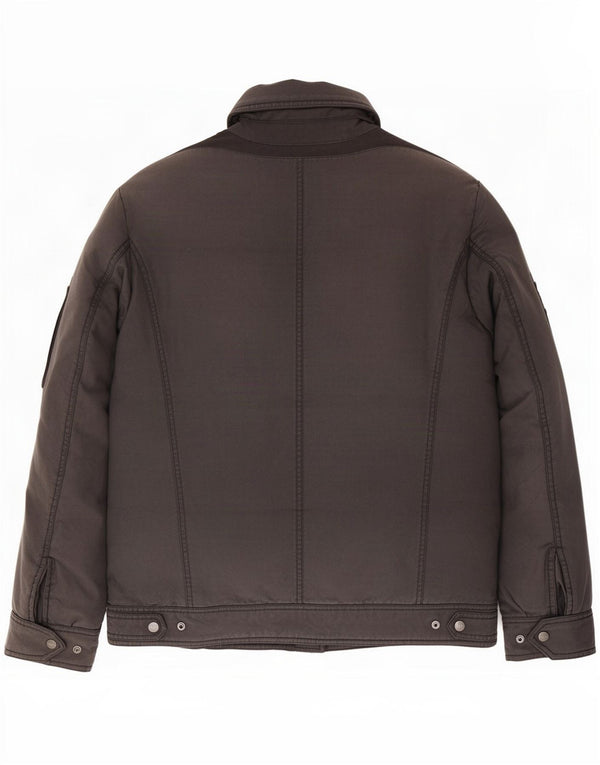 Geox Womens Respira Padded Jacket UK 16 Large Grey Polyamide