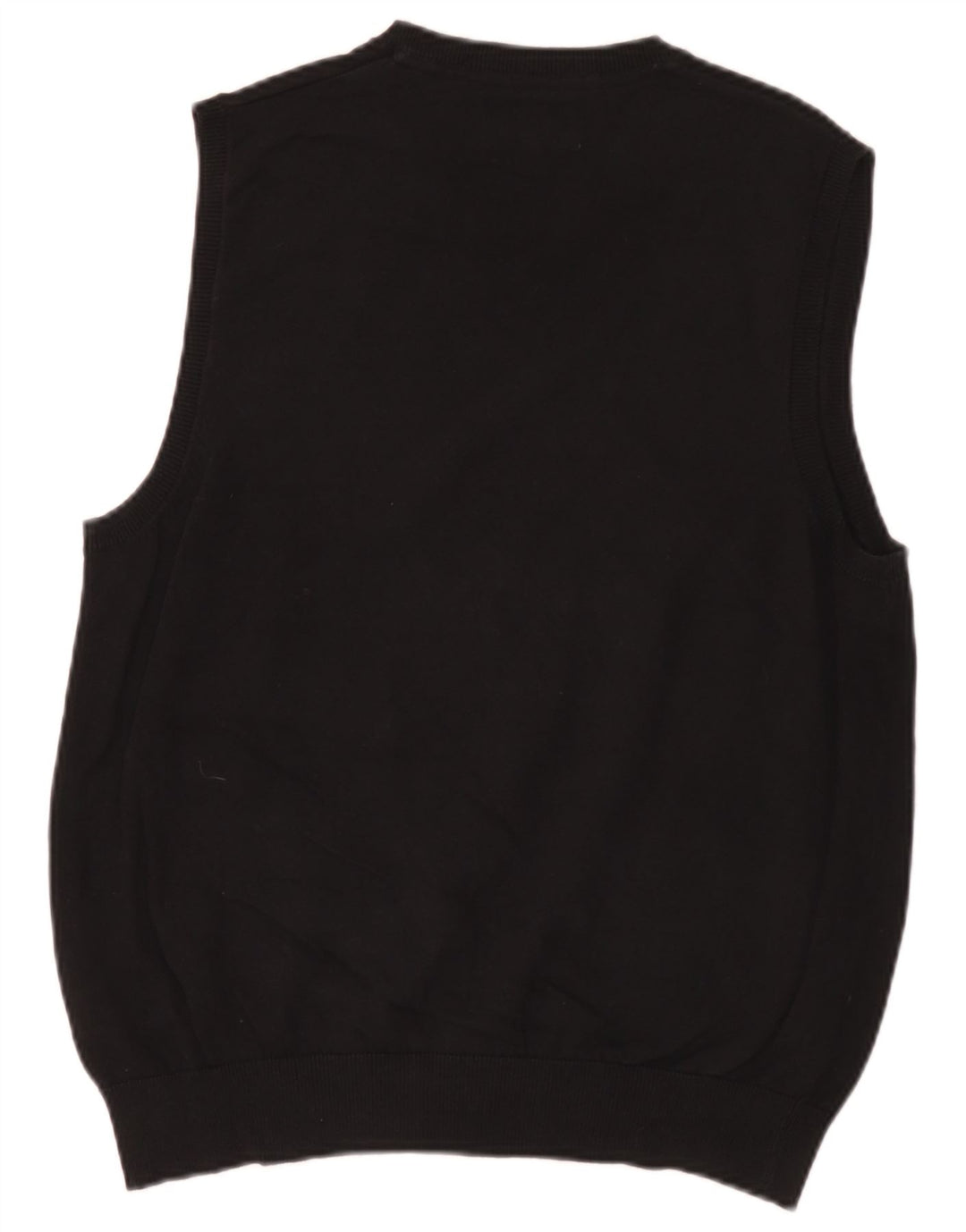 Marks & Spencer Mens Vest Tank Top Large Black Cotton