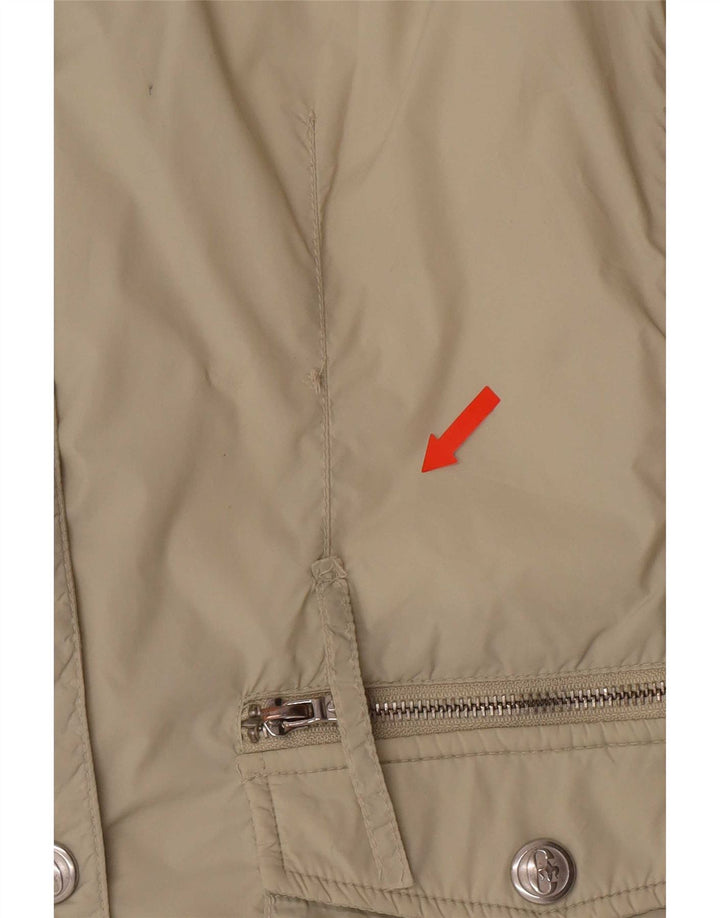 Conte of Florence Womens Padded Jacket IT 46 Large Beige