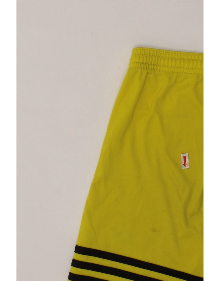 ADIDAS Boys Climalite Sport Shorts 9-10 Years Medium  Yellow Polyester Vintage Adidas and Second-Hand Adidas from Messina Hembry 