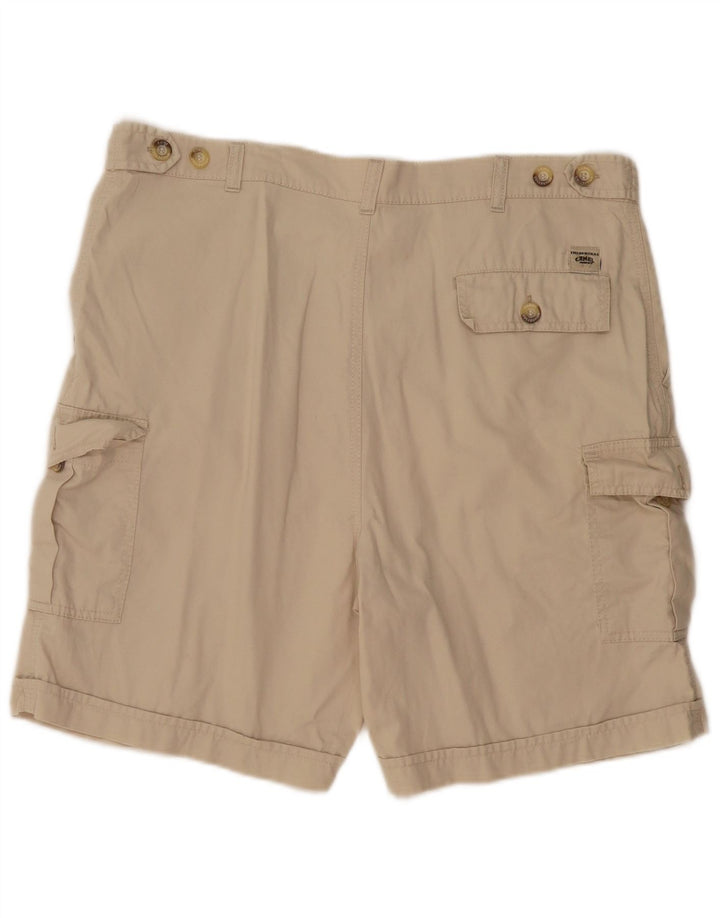 Camel Mens Cargo Shorts W40 XL Beige Cotton
