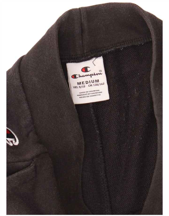 CHAMPION Boys Graphic Sport Shorts 9-10 Years  Black