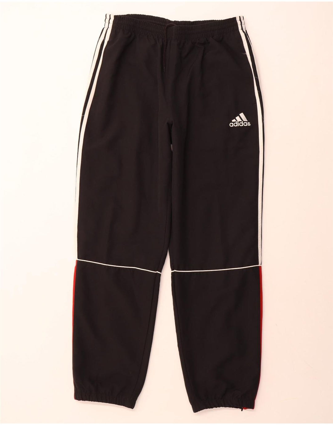 ADIDAS Mens Tracksuit Trousers Joggers UK 40/42 Medium Black Colourblock