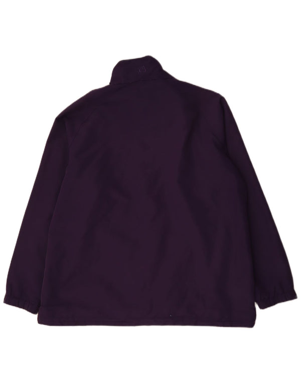 Mountain Essentials Womens Windbreaker Jacket UK 22 3XL Purple Polyester