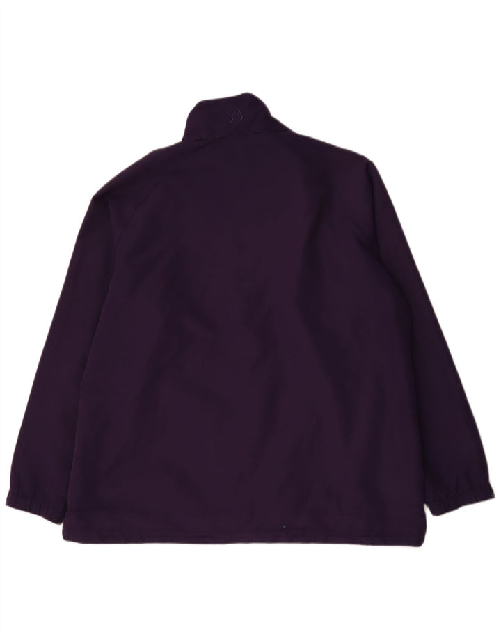 Mountain Essentials Womens Windbreaker Jacket UK 22 3XL Purple Polyester