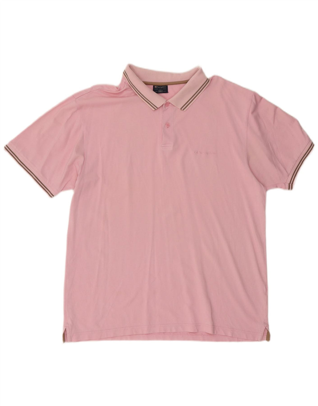 Champion Mens Polo Shirt 2XL Pink