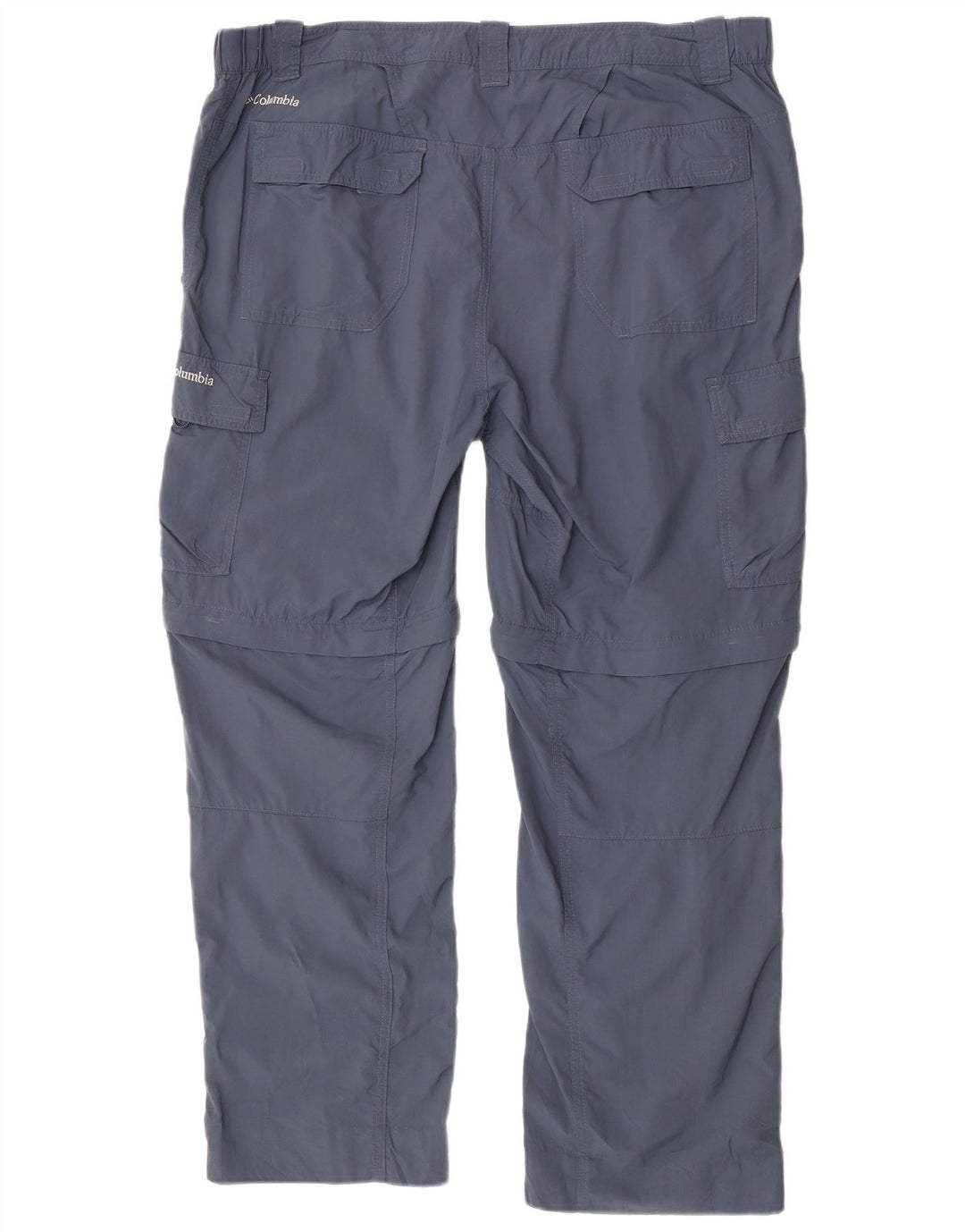 Columbia Mens Hiking Cargo Trousers W40 L32 Blue Nylon