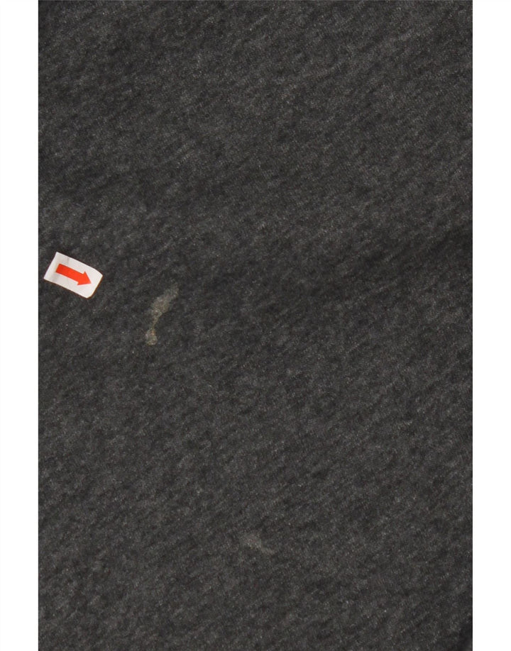 ADIDAS Mens Hoodie Jumper XL Grey Cotton