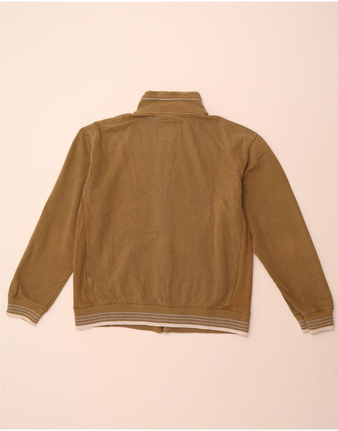 CHAMPION Womens Rochester Graphic Tracksuit Top Jacket UK 18 XL Beige