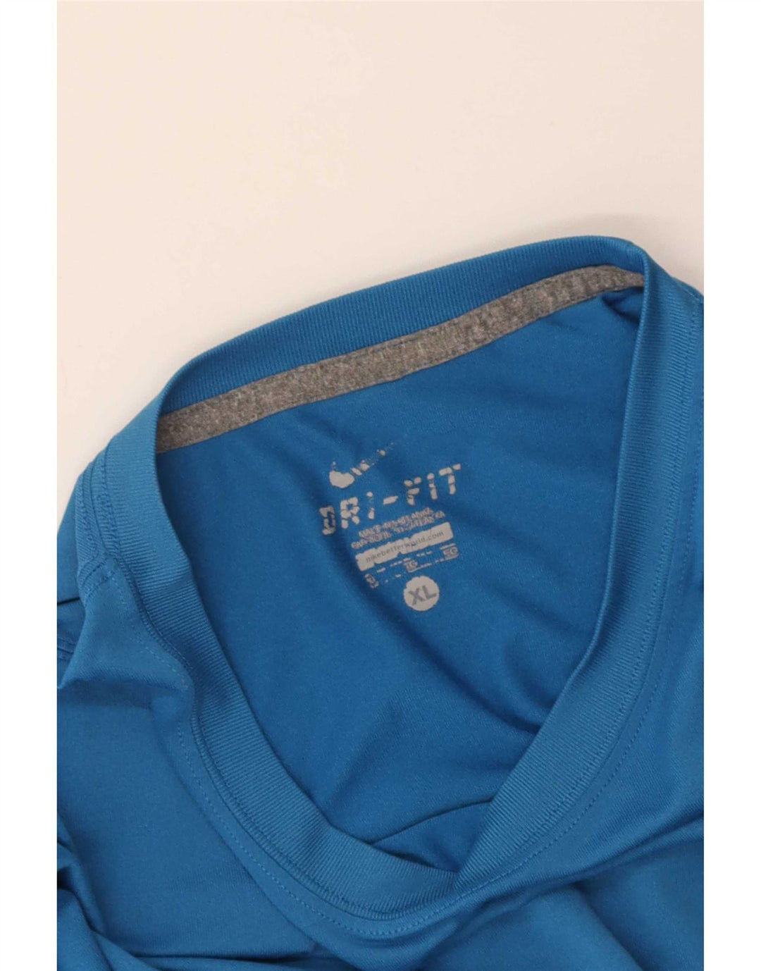 Nike Mens Dri Fit T-Shirt Top XL Blue