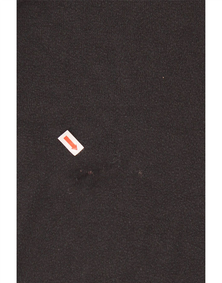 Timberland Mens Crew Neck Jumper Sweater Large Black Cotton