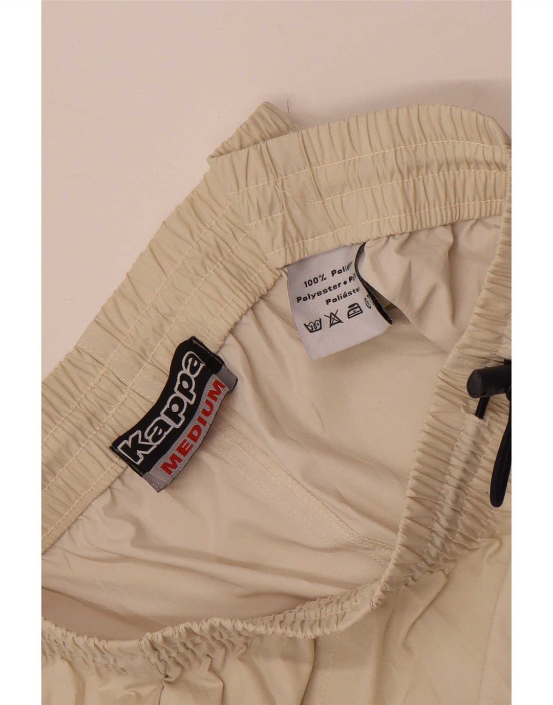Kappa Mens Tracksuit Trousers Medium Beige Polyester