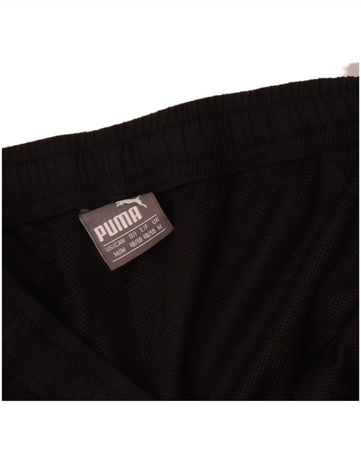 Puma Mens Tracksuit Trousers Joggers Medium  Black Polyester