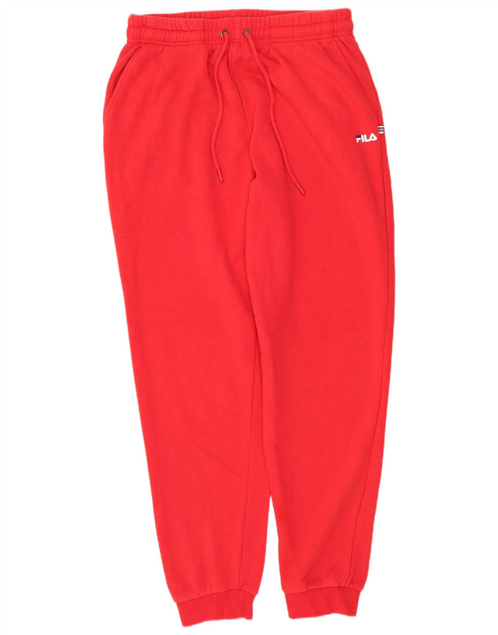 Fila Mens Tracksuit Trousers Joggers Medium  Red