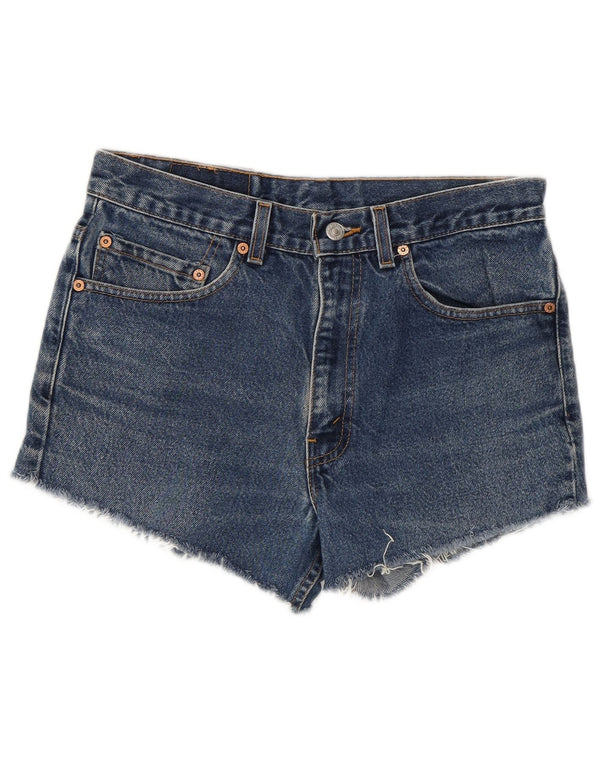 Levi's Womens 517 Denim Shorts W32 Large Blue Cotton