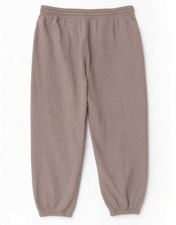 Adidas Mens Loose Fit Tracksuit Trousers Joggers Large Grey Flecked Cotton