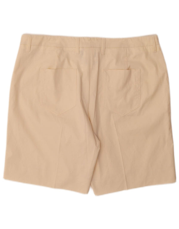 Marella Womens Chino Shorts UK 16 Large W34  Beige Cotton