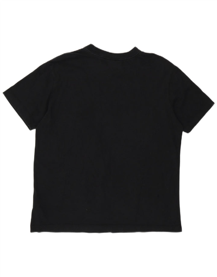Nike Mens T-Shirt Top Small Black Cotton