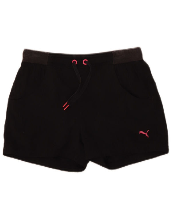 PUMA Girls Sport Shorts 13-14 Years Black