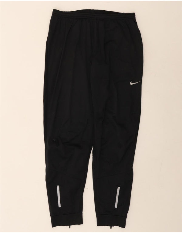 Nike Mens Dri Fit Tracksuit Trousers Joggers XL  Black Polyester
