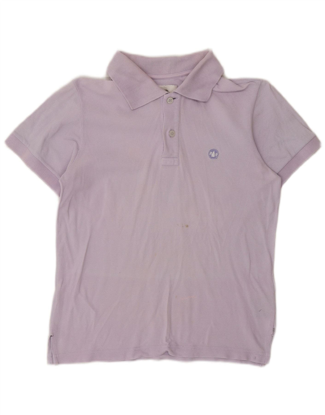 MURPHY & NYE Womens Polo Shirt UK 10 Small Purple Cotton