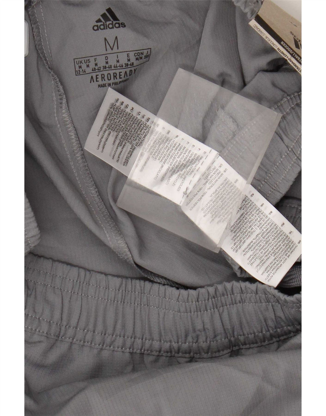 Adidas Womens Graphic Tracksuit Trousers UK 12/14 Medium Grey Polyester