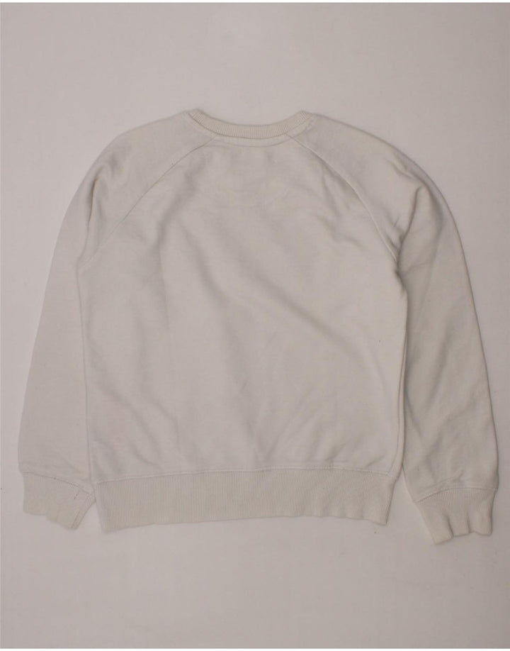 LEVI'S Boys Graphic Sweatshirt Jumper 9-10 Years White Cotton Vintage Levi's and Second-Hand Levi's from Messina Hembry 