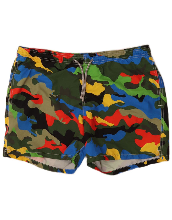 MC2 SAINT BARTH Mens Swimming Shorts XL Multicoloured Camouflage